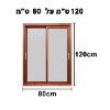 רוחב 80 ס״מ x גובה 120 ס״מ - רשת מגנטית לחלונות נגד יתושים