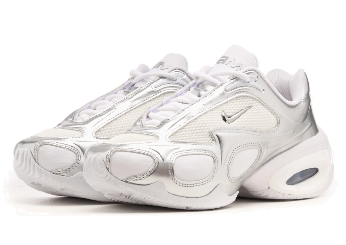 נעלי נייק Nike Air Max Muse לבן כסוף