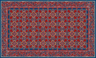 שטיח פי.וי.סי קזבלנקה TIVA DESIGN קיים בגדלים שונים