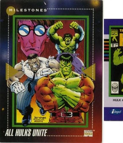 קלף בודד מארוול marvel - all hulks unite - Universe Series 3 - 194