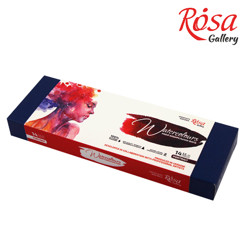 סט צבעי מים Rosa Gallery  לציור פורטרטים (14 צבעים)