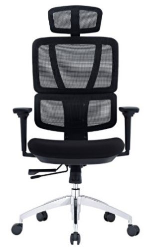 כיסא משרדי Sitplus Clover בעיצוב ארגונומי בגוון שחור