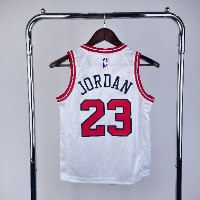 גופיית ילדים NBA שיקגו בולס לבן - מייקל ג'ורדן