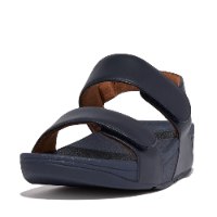 סנדלי לולו צבע שחור פיטפלופ (רצועות סקוצ') FITFLOP