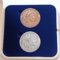 מאה שנות ציונות| שנת 1997, סט מדליות כסף מברונזה 45 מ"מ, במארז עם תעודה
