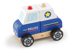 ויגה - מכונית משטרה מעץ VIGA