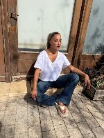 TEE V-S CROP