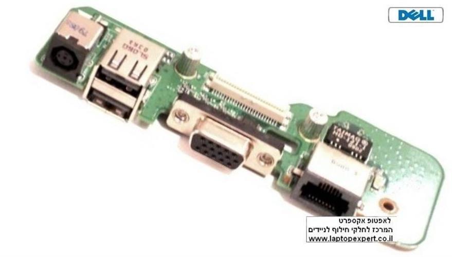 שקע טעינה למחשב נייד דל כולל רשת Dell Inspiron 1545 DC Board Power & USB 48.4AQ03.C11 / 484AQ03C11