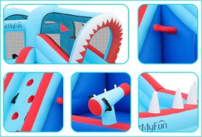 מתנפח מים הכריש הענק W83046 מבית Air My Fun