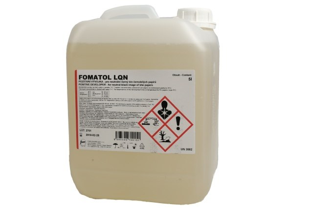 Fomatol LQN 5 Liter מפתח נייר שחור לבן טון ניטרלי 5 ליטר