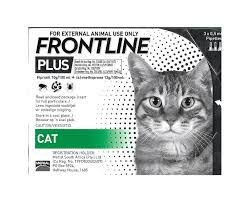 אמפולות נגד פרעושים וקרציות פרונטליין פלוס לחתול - FRONTLINE PLUS CAT