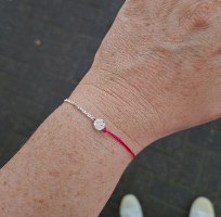 צמיד סמיילי ורוד