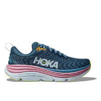 HOKA Gaviota Wide 5 נעלי ספורט נשים הוקה גביוטה 5 רחבות בצבע כחול צל/צהבהב | HOKA