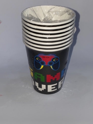 כוסות נייר 8 יח גיימר