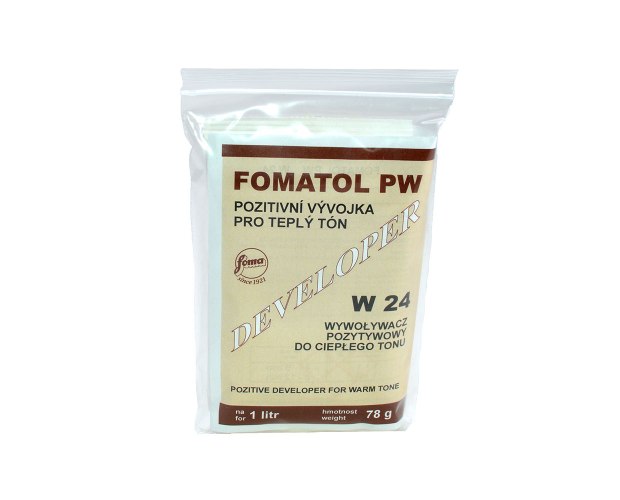 Fomatol Powder PW W24 warmtone paper developer מפתח נייר שחור לבן טון חם