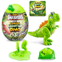 סמאשרס - ביצה ירוקה קטנה - SMASHERS Mini Jurassic Light Up Dino Egg (T-Rex) 5630H