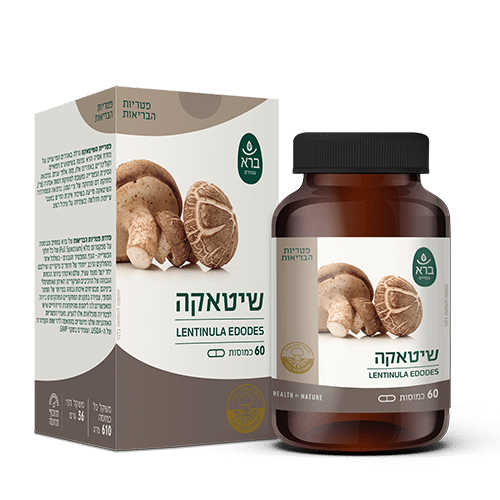 Organic Lentinula edodes | שיטאקה | 100 g | סדרת פטריות ברא צמחים