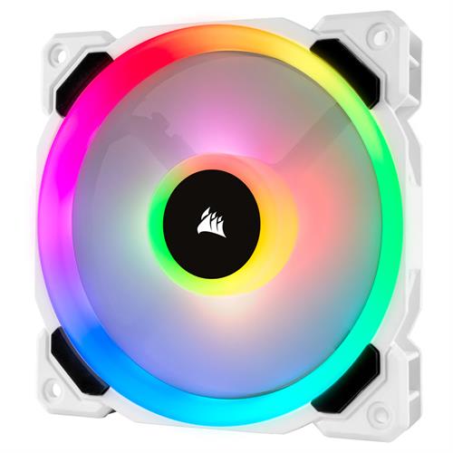 Corsair LL120 RGB 120mm Dual Light Loop RGB LED PWM Fan Whit