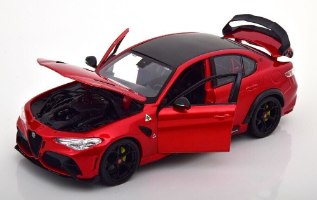 דגם מכונית בוראגו Alfa Romeo Giulia GTAm אדום 1:18 Bburago