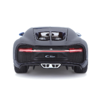 דגם מכונית בוגאטי שירון - Maisto Bugatti Chiron Blue/Black 1:24