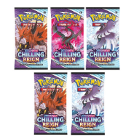 Pokemon TCG: Sword & Shield Chilling Reign Booster קלפי פוקימון מקוריים חבילת בוסטר צ'ילין ריין