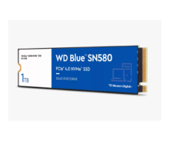 דיסק פנימי WD Blue SN580 1TB Nvme Gen4 2280 Up to 4150MB/s