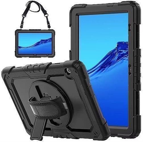 מגן סופר קשיח לגלקסי Tab S10 Plus X820/X826 - עם הגנה משולשת ורצועת נשיאה