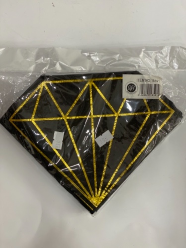 חב מפיות יהלום שחור זהב