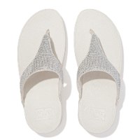 לולו טו פוסט לבן קריסטל פיטפלופ FITFLOP
