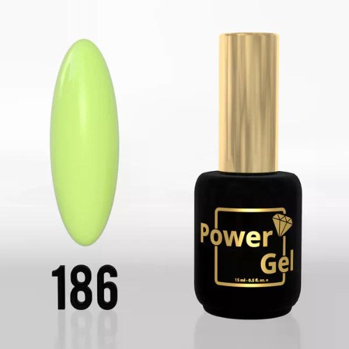 לק ג'ל 186 פאוור ג'ל POWER GEL
