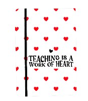 מחברת בעיצוב אישי- מתנה למורה- Teacher is a work of heart