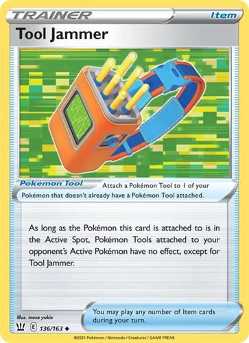 קלף בודד single פוקימון - tool jammer - Battle Styles - 136/163