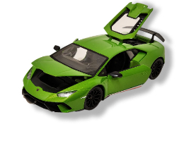 מאיסטו - דגם מכונית למבורגיני הוראקן ירוק - MAISTO LAMBORGHINI HURACAN PERFORMANTE GREEN 1:18