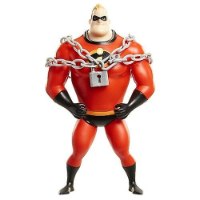 בובה משפחת סופר-על 2 מר סופר-על פורץ שלשלאות Disney Pixar Incredibles 2 Chain Bustin' Mr. Incredible