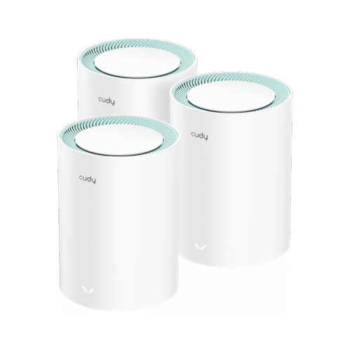 מגביר טווח Cudy M1500 AX1500 MESH WIFI6 System 3 pack