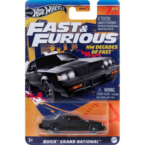 הוט ווילס - מכונית מהיר ועצבני   HOT WHEELS FAST FURIOUS - HRW43