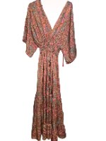 שמלת בוהו שרוולים