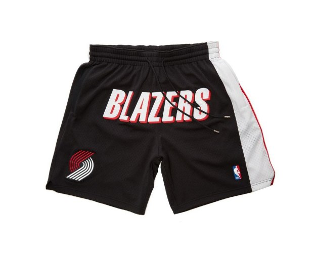 מכנסי NBA קצרים פורטלנד טרייל בלייזרס JUST DON שחור