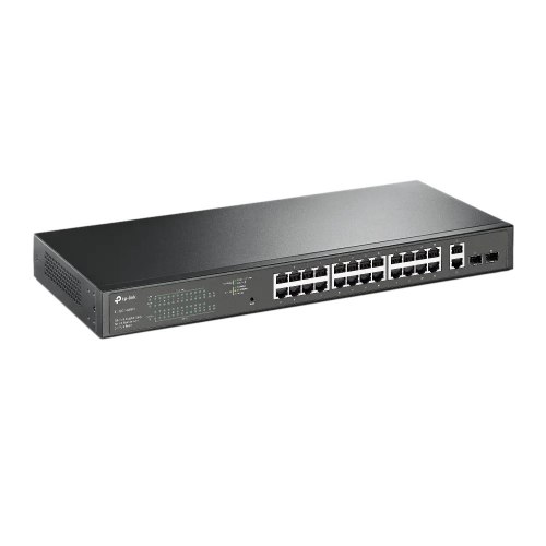 מתג Easy Smart ‏TP-Link TL-SG1428PE עם 24 יציאות PoE+, שני חיבורי SFP ותקציב 250W