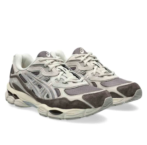 Asics Gel Nyc Unisex Cocoa Powder Pure Silver סניקרס אסיקס יוניסקס