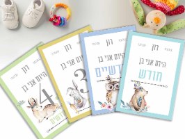 גלויות לתיעוד השנה הראשונה של התינוק