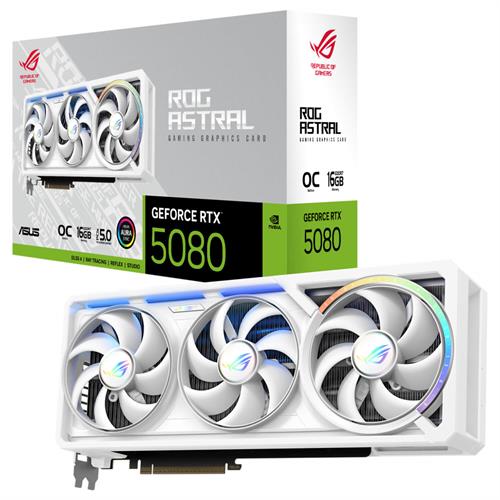 Asus ROG Astral RTX 5080 16GB GDDR7 WHITE OC Edition