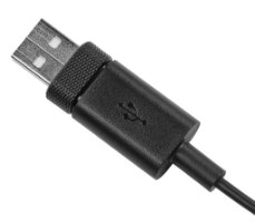 עכבר גיימינג חוטי Corsair Katar Pro – מחבר USB שחור עם סמל ה-USB