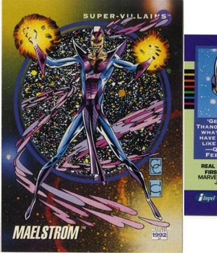 קלף בודד מארוול marvel - maelstrom - Universe Series 3 - 125