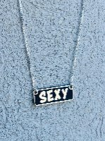 שרשרת SEXY מלבנית