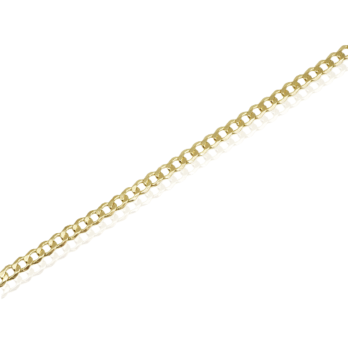צמיד זהב לגבר חוליות 4.85 ממ 18-18.5 סמ