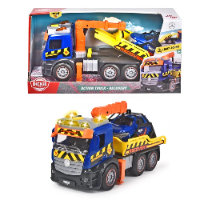 דיקי טויס - משאית חילוץ 26 ס''מ + מכונית צעצוע + זרוע מנוף אורקלי מרצדס - DICKIE TOYS