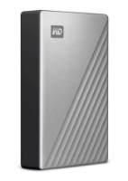 כונן קשיח חיצוני צבע כחול Western Digital WDBPMV0060BSL My Passport 6TB – אחד בצבע כסוף עם לוגו WD USB-C