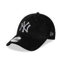 כובע קורדרוי עבה NEW ERA לוגו שחור