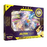 קלפי פוקימון מארז סיכה פרימיום Pokemon TCG Jolteon VMAX Premium Pin Collection fuko